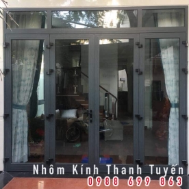 CỬA NHÔM 4 CÁNH ĐẸP